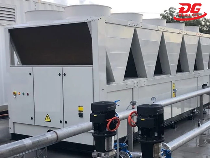 Tháp giải nhiệt dòng ngang nhà máy nhiệt điện