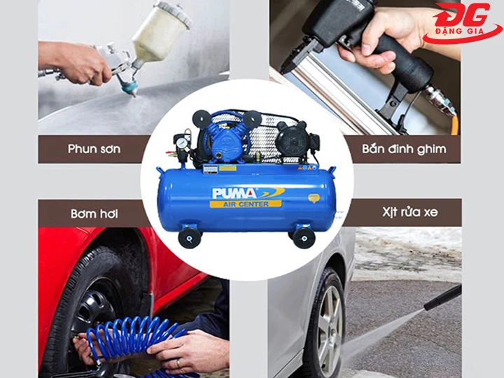 ứng dụng của máy nén khí Puma 8kg
