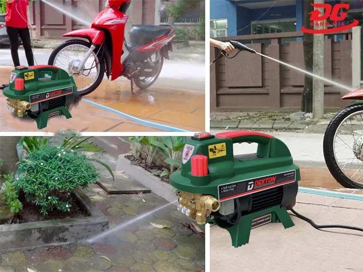 ứng dụng máy rửa xe Dekton