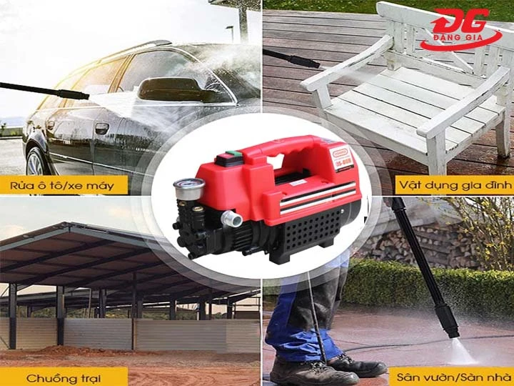 ứng dụng Máy rửa xe Oshima OS 80B 1300W