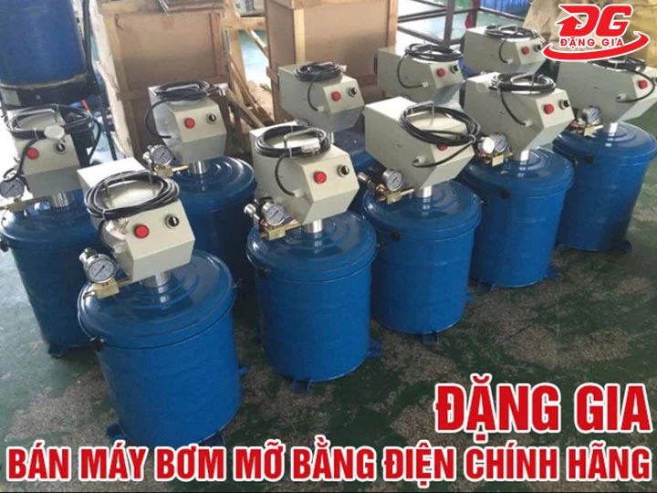 đặng gia phân phối máy bơm mỡ chạy điện