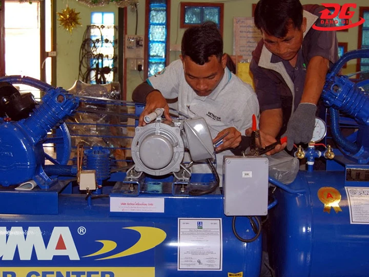 lưu ý khi dùng và bảo dưỡng máy nén khí 500 lít