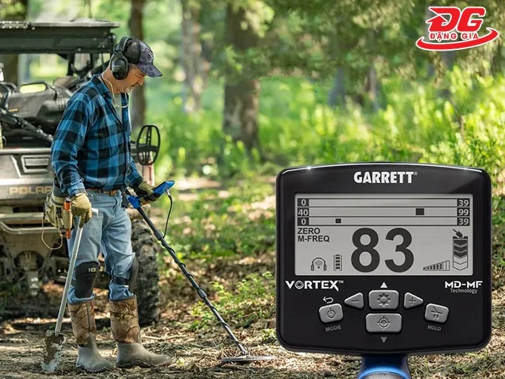 màn hình LCD của Máy dò kim loại Garrett