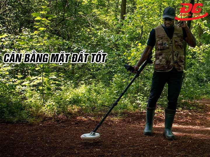 Máy dò vàng Gold Finder 2000 cân bằng mặt đất