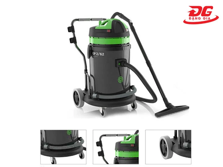 Máy hút bụi công nghiệp khô ướt IPC GP 2/62 W&D bền