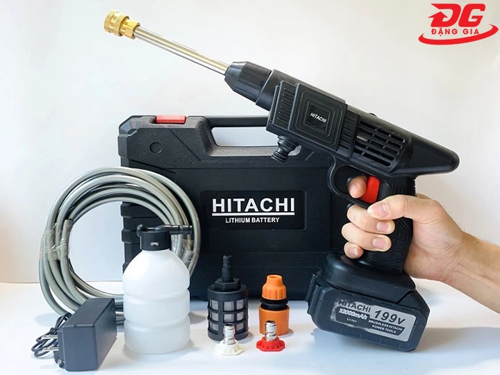 Máy rửa xe cầm tay Hitachi 199V