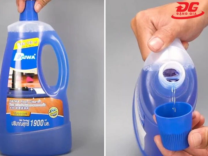 pha nước lau sàn thơm theo hdsd
