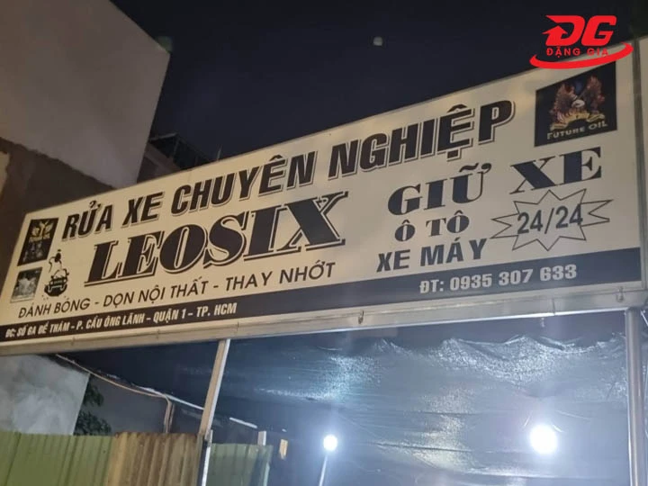 Rửa xe quận 1 Leosix