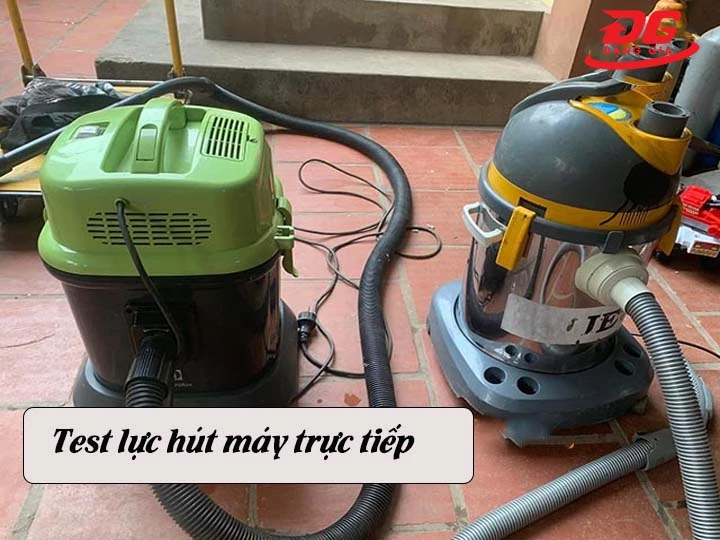 Chạy thử trực tiếp test lực hút và rung chấn