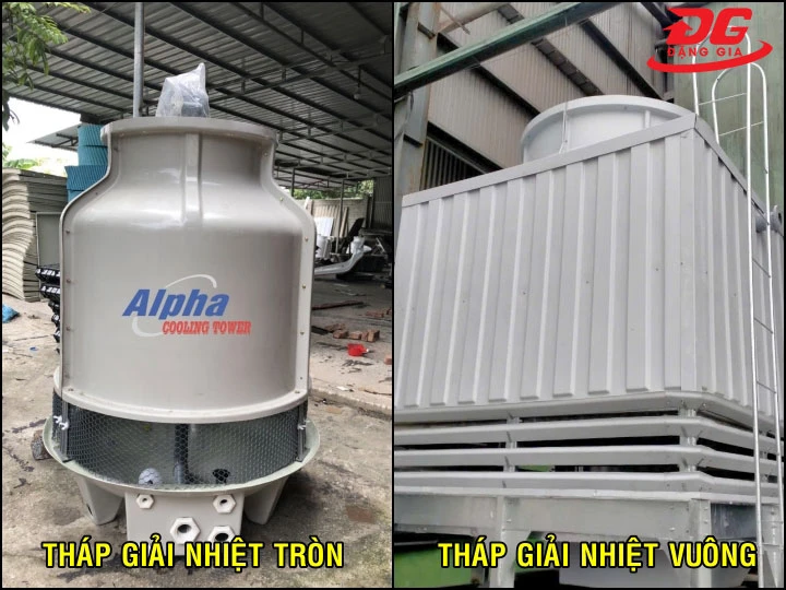 tháp làm mát nước Alpha tròn và vuông