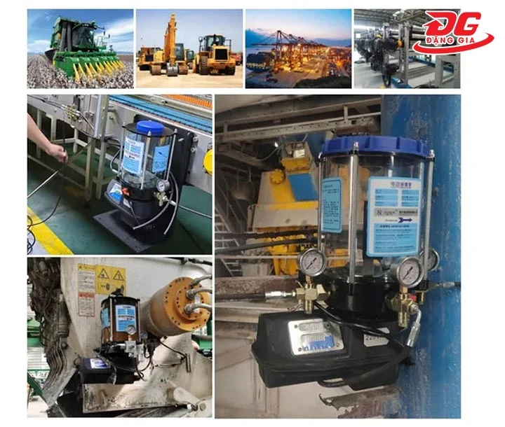 ứng dụng của Máy bơm mỡ điện 24V