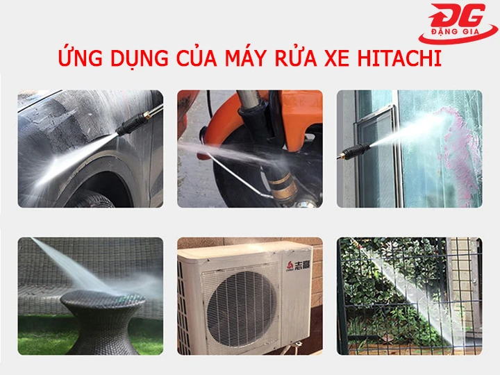 ứng dụng đa dạng của máy rủa xe Hitachi
