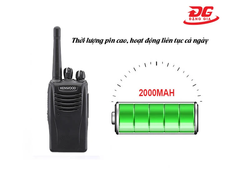 Bộ đàm Kenwood TK 3380 pin khỏe