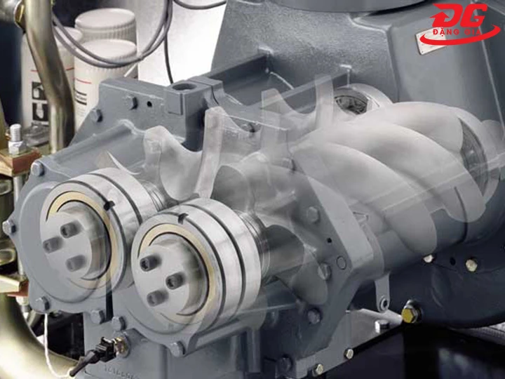 công nghệ trục vít máy nén khí trục vít Pegasus TMPM350A