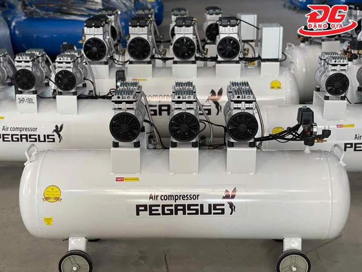 đặng gia bán máy nén khí Pegasus TM-OF750x3-120L giá rẻ
