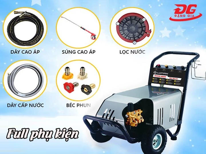 Máy rửa xe Lutian 20M36-7.5T4 full phụ kiện
