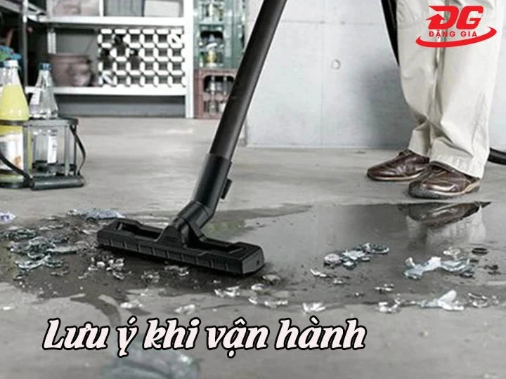 lưu ý vận hành Máy hút bụi Typhoon KS-M572