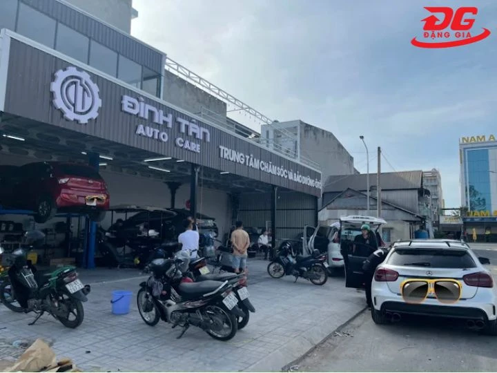 Tiệm rửa xe Tây Ninh Đình Tân