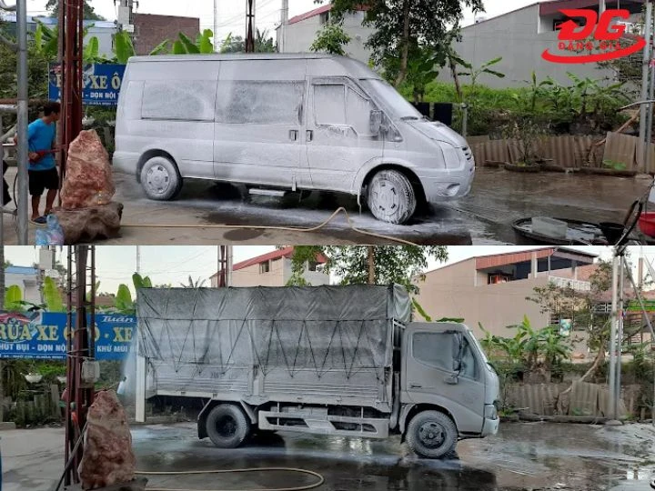 Tiệm rửa xe Yên Bái xe hơi Tuấn Anh