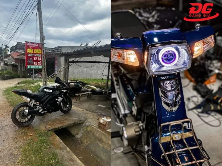 Tiệm rửa xe Yên Bái xe máy Tuấn Anh