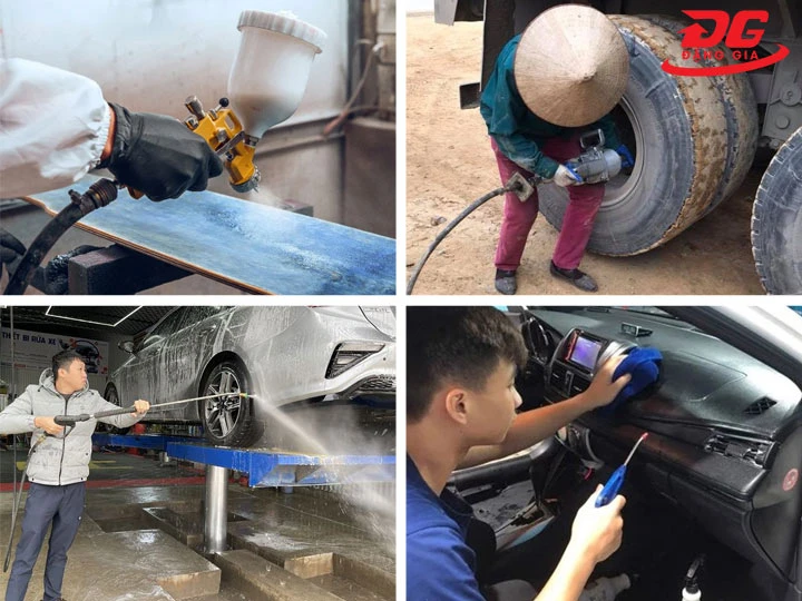 Ứng dụng máy nén khí 4HP