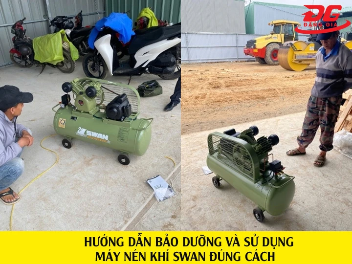 Hướng dẫn bảo dưỡng và sử dụng máy nén khí Swan đúng cách