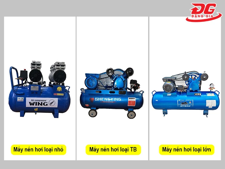 máy nén khí 2HP đa dạng dung tích