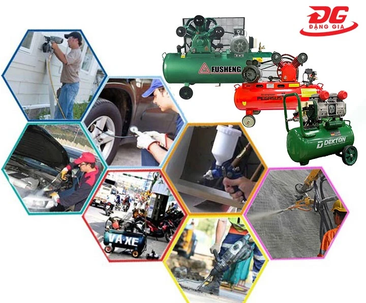 ứng dụng của máy khí nén 2HP