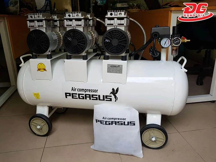 Máy nén khí nha khoa không dầu Pegasus TM-OF750x3-120L