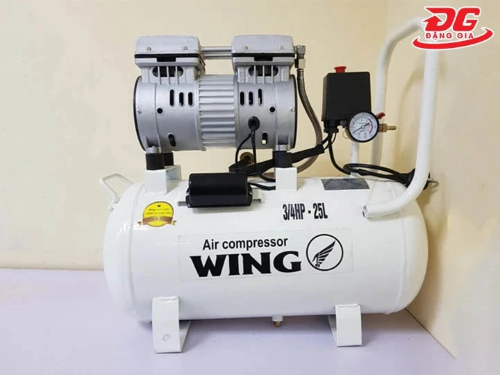 Máy nén khí không dầu nha khoa Wing TW-OF550-25L