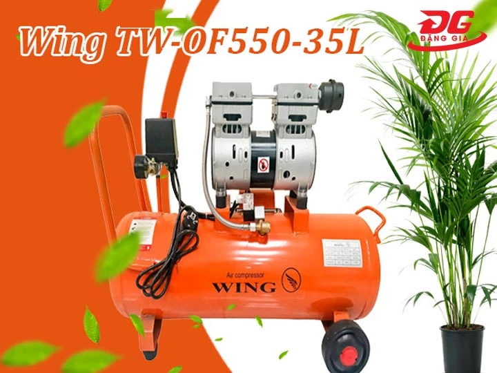 Máy nén khí nha khoa không dầu Wing TW-OF550-35L