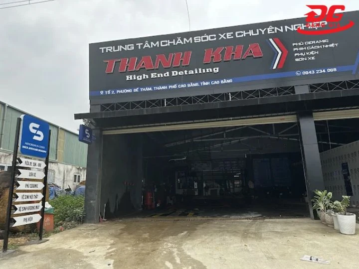 Tiệm rửa xe Cao Bằng Thanh Kha