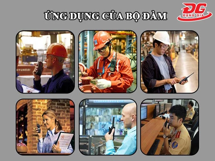 Ứng dụng của Máy bộ đàm Kenwood TK2407