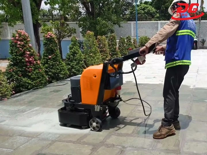 Ứng dụng máy mài sàn bê tông K12 A6 (không biến tần)
