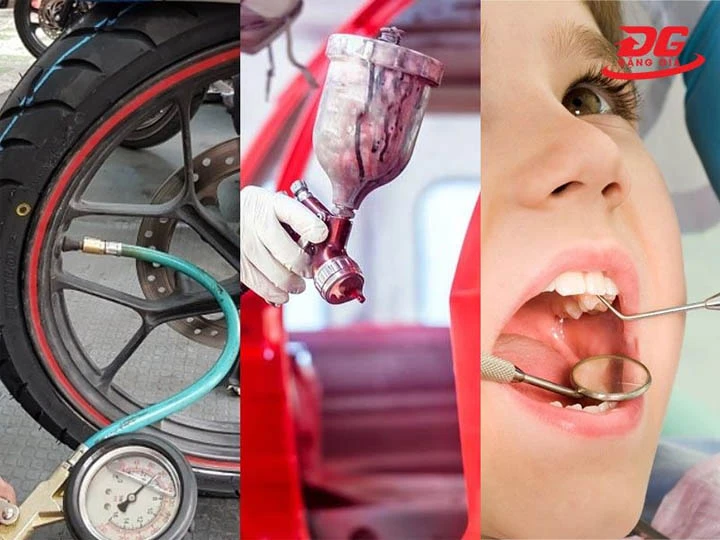 ứng dụng Máy nén khí 1.5HP