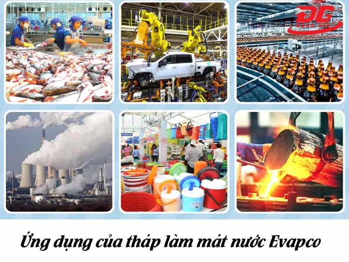 Ứng dụng của tháp làm mát nước Evapco