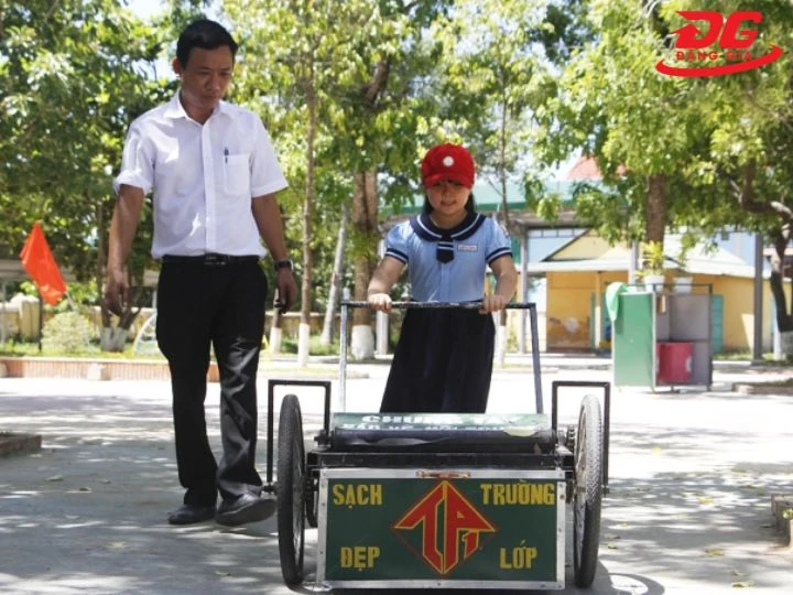 Xe quét rác tự chế cơ động