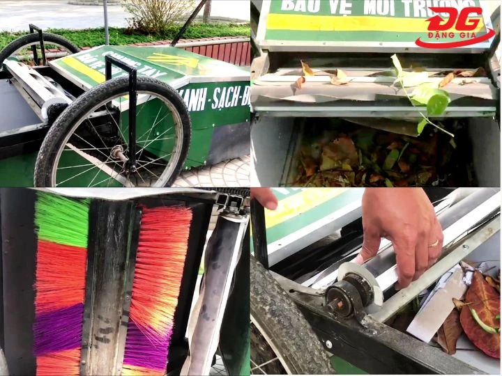 Xe quét rác tự chế hiệu quả