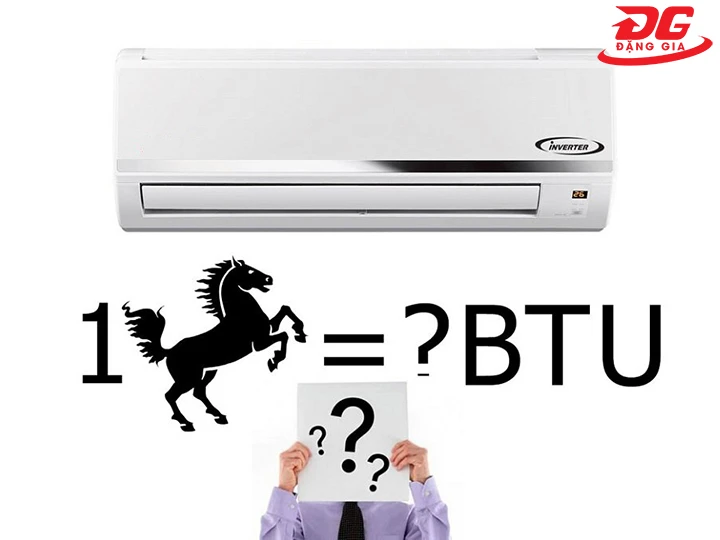 1 HP bằng bao nhiêu kW BTU