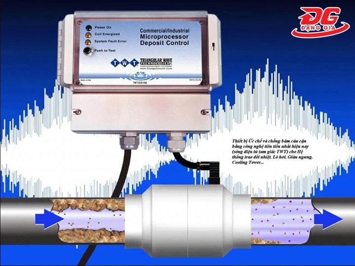 Xử lý cáu cặn bằng thiết bị hiện đại TWT