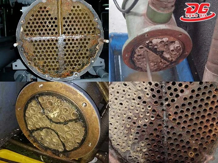 Cáu cặn trong tháp tản nhiệt