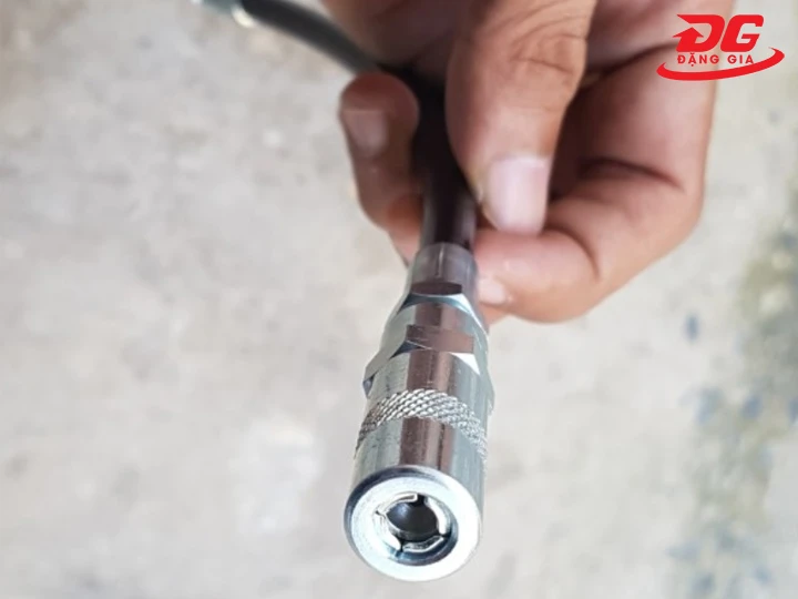 dây cao áp máy bơm mỡ có đầu nối linh hoạt