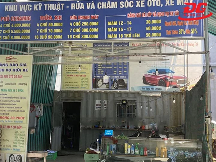 Giá rửa xe Điện Biên Phủ