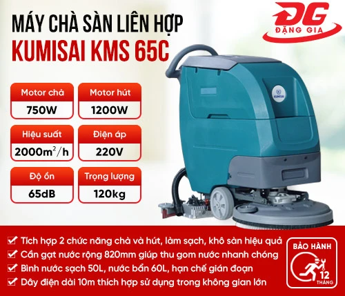 Máy chà sàn liên hợp Kumisai KMS 65C 2