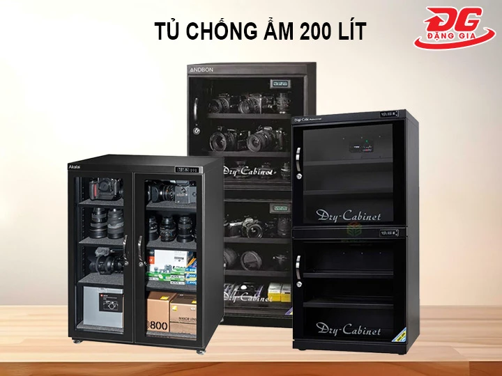 tủ chống ẩm 200 lít