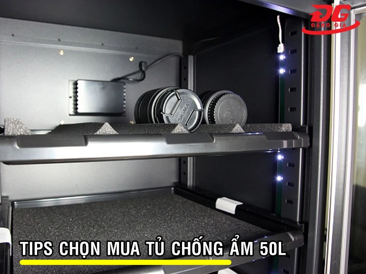 Tips chọn mua tủ hút ẩm 50L phù hợp với nhu cầu