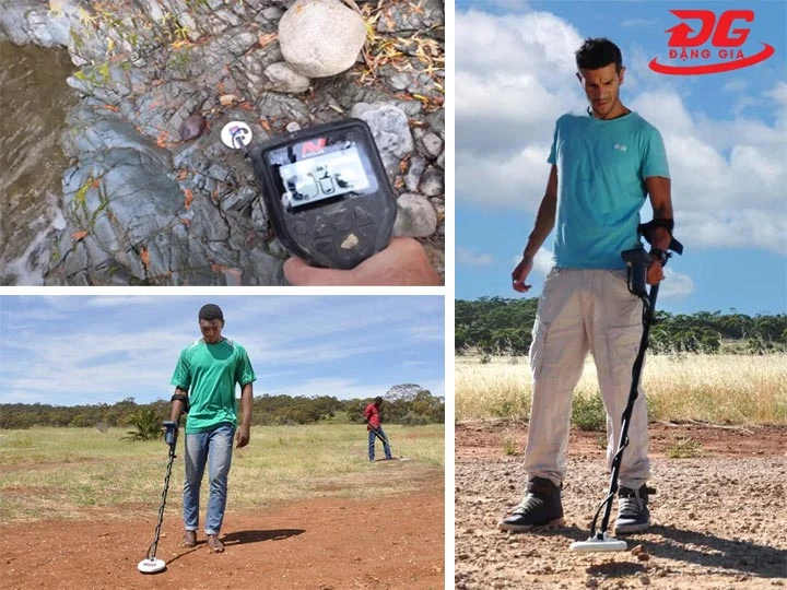 Ứng dụng máy dò vàng GOLD MONSTER 1000