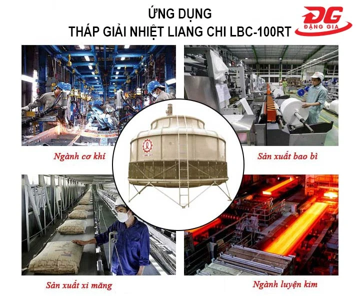 ứng dụng của Tháp giải nhiệt nước Liang Chi LBC-100RT