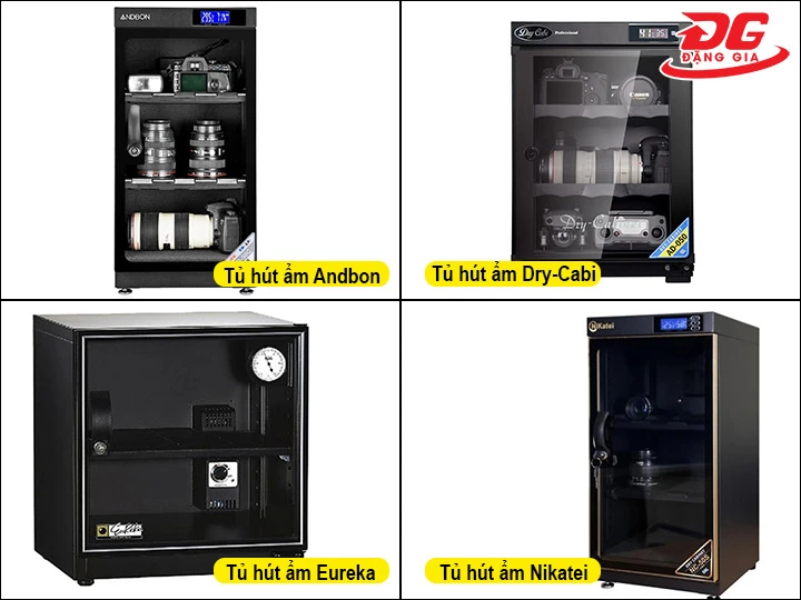 các thương hiệu tủ hút ẩm 50L 