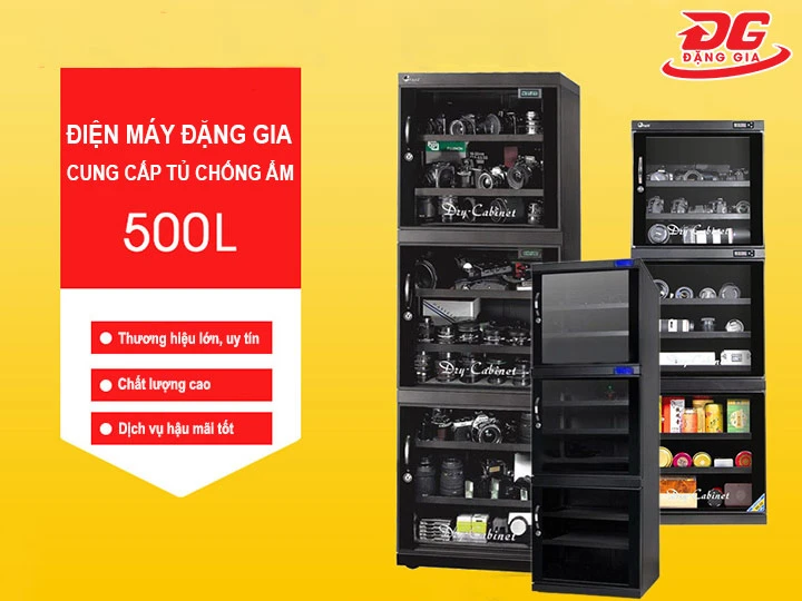đặng gia bán tủ chống ẩm máy ảnh 500L giá rẻ